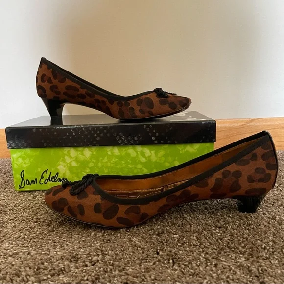 Sam Edelman Shoes Sam Edelman Leopard Print Hope 21 Low Heeled